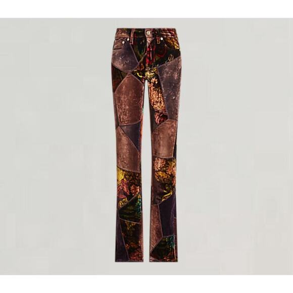 Ralph Lauren Collection Purple Label Pant Jeans 27 Patchwork 160 Slim Denim $3k - Picture 2 of 16